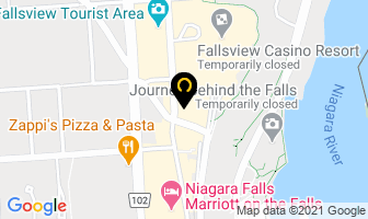 Niagara Hospitality Hotels in Niagara Falls map