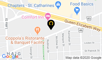 Niagara Mini-Storage in St. Catharines map