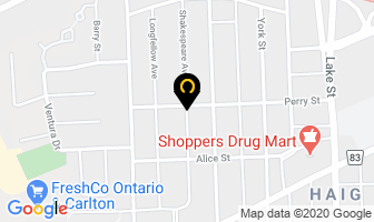 Niagara Mobile Foot Care Services in Niagara Falls map