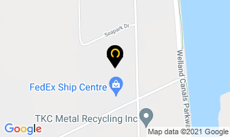 Niagara Speedometer in St. Catharines map