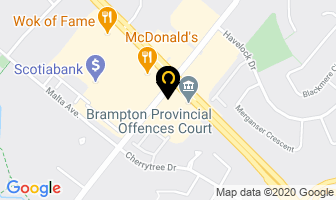 Nice One Nails in Brampton map