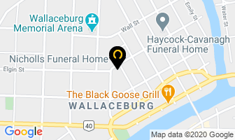 Nicholls Funeral Home in Chatham-Kent map