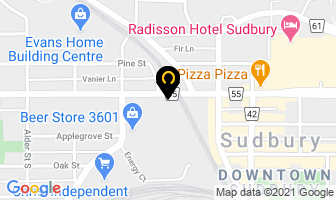 Nickel City Enterprises in Sudbury map