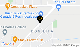 Nickel City Idealease in Sudbury map
