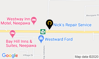 Nick's Repair Service in Neepawa map