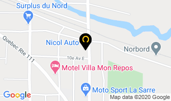 Nicol Auto Inc in La Sarre map