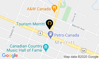 Nicola Family Therapy in Merritt map