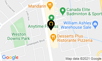 Nicol's Pastry Shop in Vaughan map