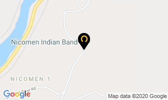 Nicomen Indian Band in Lytton map