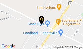 Night Music in Hagersville map