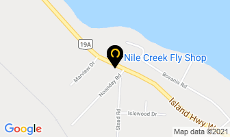 Nile Creek Fly Shop in Nanaimo map