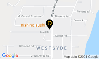 Nishino Sushi in Elliot Lake map