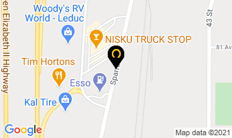 Nisku Truck Stop Ltd in Leduc map