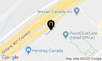 Nokia Siemens Networks Canada Ltd in Mississauga map