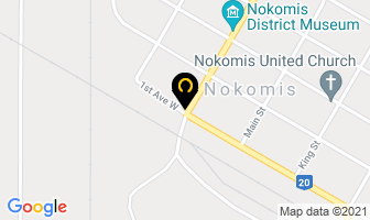 Nokomis School in Nokomis map