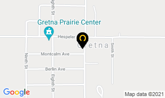 Nora's Diner in Gretna map