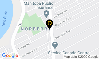 Norberry Shoe Repair in Winnipeg map