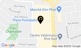 Norcom Place Portobello in Brossard map