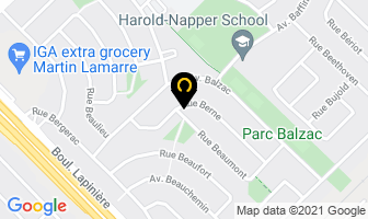 Nordbec Inc in Brossard map