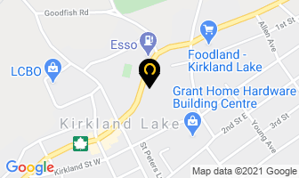 Nordex Explosives Ltd in Kirkland Lake map