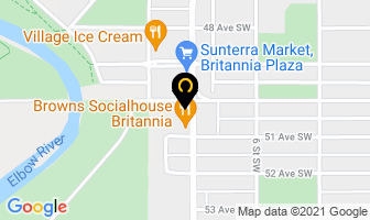 Normandeau Window Coverings Elbow Drive in Calgary map