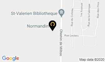Normandin Inc in Saint-valérien-de-milton map