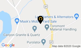 Noronco Sheet Metal Ltd in Magog map