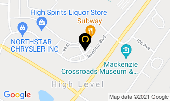 Norpine Auto Supply (96) Ltd in High Level map
