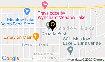 Norsask Forest Products Inc in Meadow Lake map