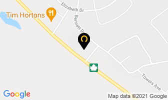 North Atlantic Service Station in Gander map
