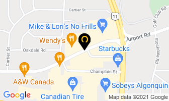 North Bay Therapy Center in North Bay map