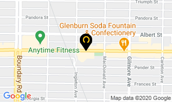 North Burnaby Massage in Burnaby map