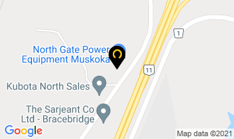North Gate Power Equipment in Gravenhurst map