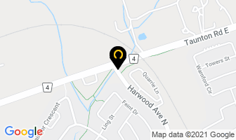 North Harwood Dental in Ajax map