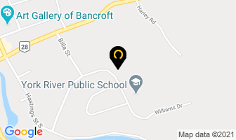 North Hastings Community Centre in Bancroft map