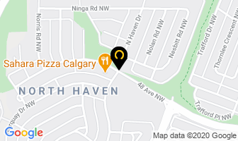 North Haven Community Association in Calgary map