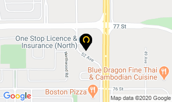 North Hill Insurance in Red Deer map