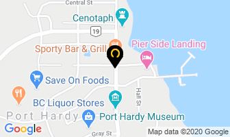North Island Lanes in Port Hardy map