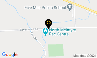 North Mcintyre Recreational Centre in Thunder Bay map