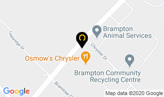 North Park Veterinary Hospital in Brampton map