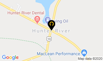 North River Market Place in Hunter River map