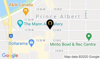 North Sask River Metis in Prince Albert map