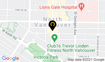 North Shore Athletics Ltd in North Vancouver map