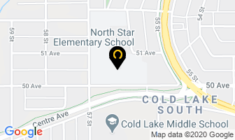 North Star Elementary School in Cold Lake map