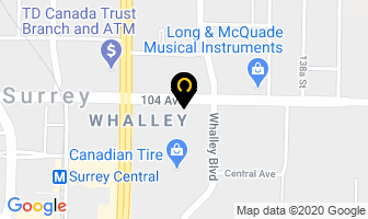 North Surrey Chiropractic Clinic in Surrey map
