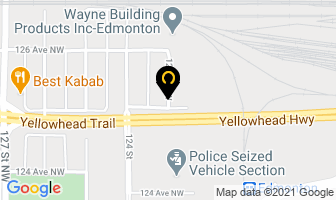 North West Screen & Sign Supply in Edmonton map