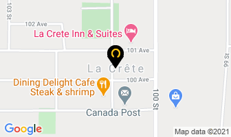 North West Trenching Ltd in La Crête map