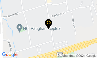 North York Auto Glass Inc in Vaughan map