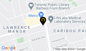 North York Community House in Orillia map