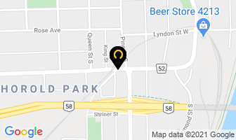 North York Moving & Storage in Thorold map